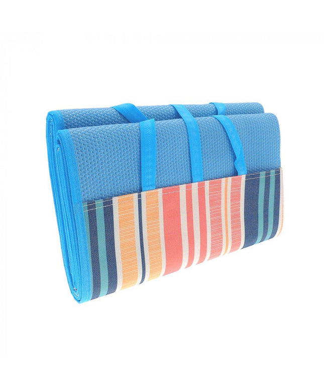 Country Club Textured Stripe Large Size Beach Mat - 150 x 180cm