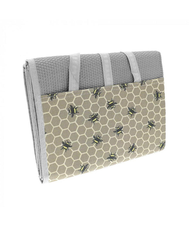 Bumble Bee Foldable Beach & Picnic Mat 90x180cm | Honeycomb Outdoor Blanket