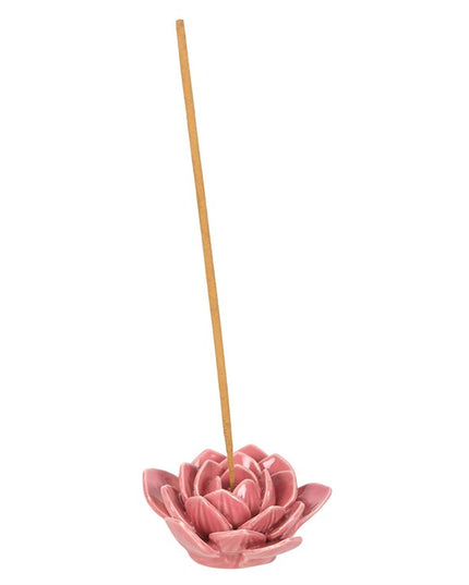 Pink Water Lily Incense Stick Holder