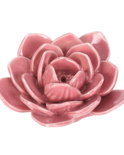 Pink Water Lily Incense Stick Holder