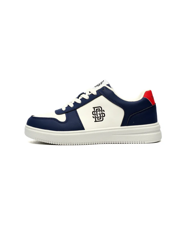 Duffer St. George Men’s Retro Trainers – Navy/White/Red