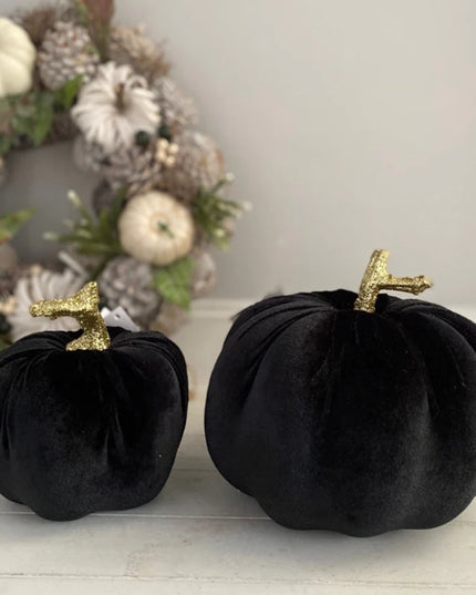 Fabric Pumpkin Ornament - 17cm