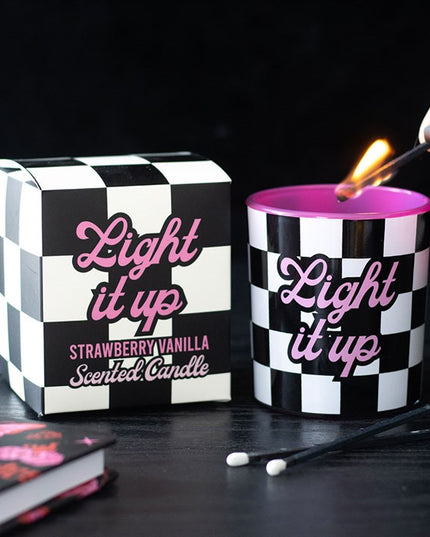 Light It Up Strawberry Vanilla Candle