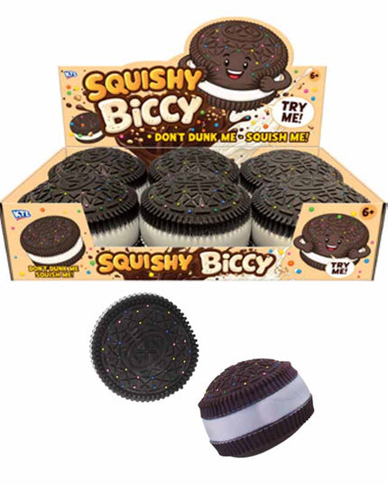 Squishy Biccy Biscuit Toy – 1 Piece Only
