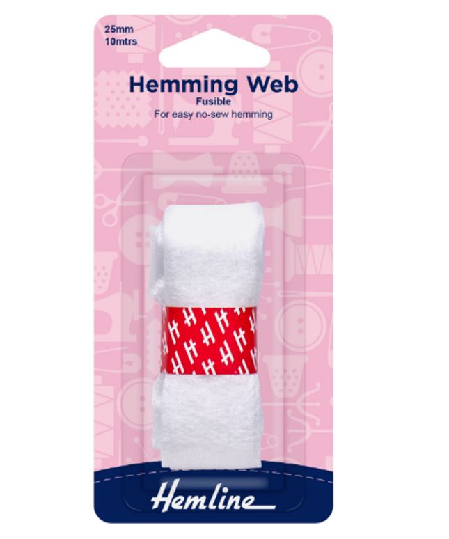 Hemming Web: Fusible: 10m x 25mm