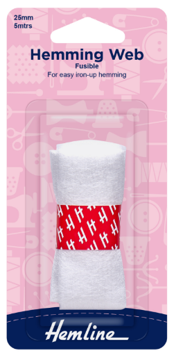 Hemming Web: Fusible: 5m x 25mm