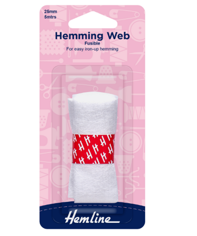 Hemming Web: Fusible: 5m x 25mm
