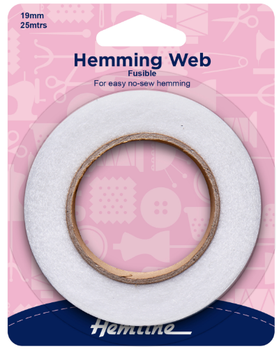 Hemming Web: Fusible: 25m x 19mm
