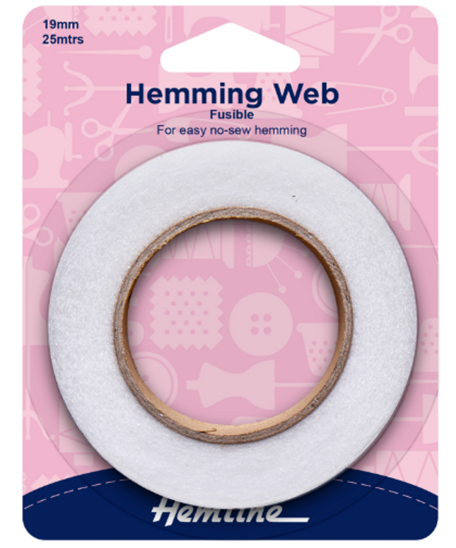 Hemming Web: Fusible: 25m x 19mm