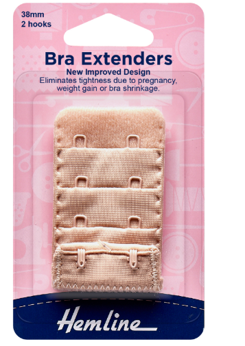 Bra Back Extenders: 38mm: Nude