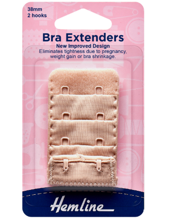 Bra Back Extenders: 38mm: Nude