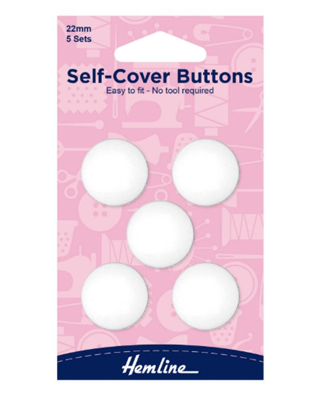 Buttons: Self-Cover: Nylon: 22mm