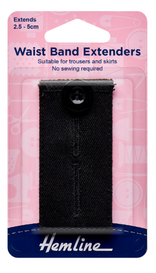 Waistband Extender Button: Black