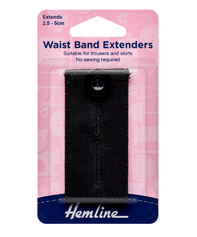 Waistband Extender Button: Black