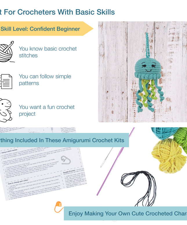Crochet Kit: Amigurumi: Jellyfish