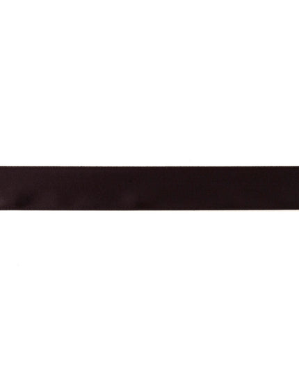 Ribbon: Double-Faced Satin: 20m x 25mm: Black