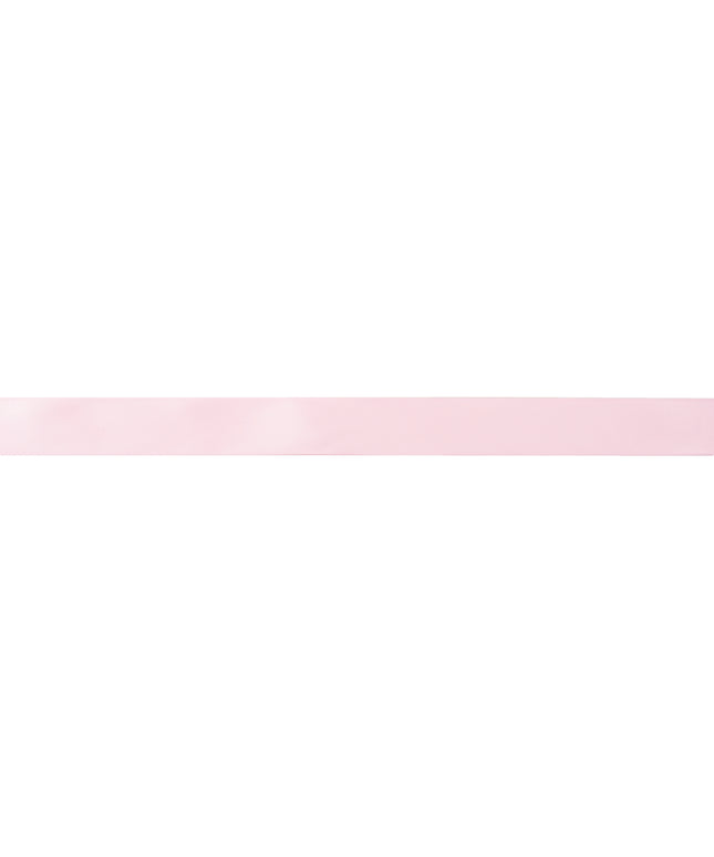 Ribbon: Double-Faced Satin: 20m x 10mm: Light Pink