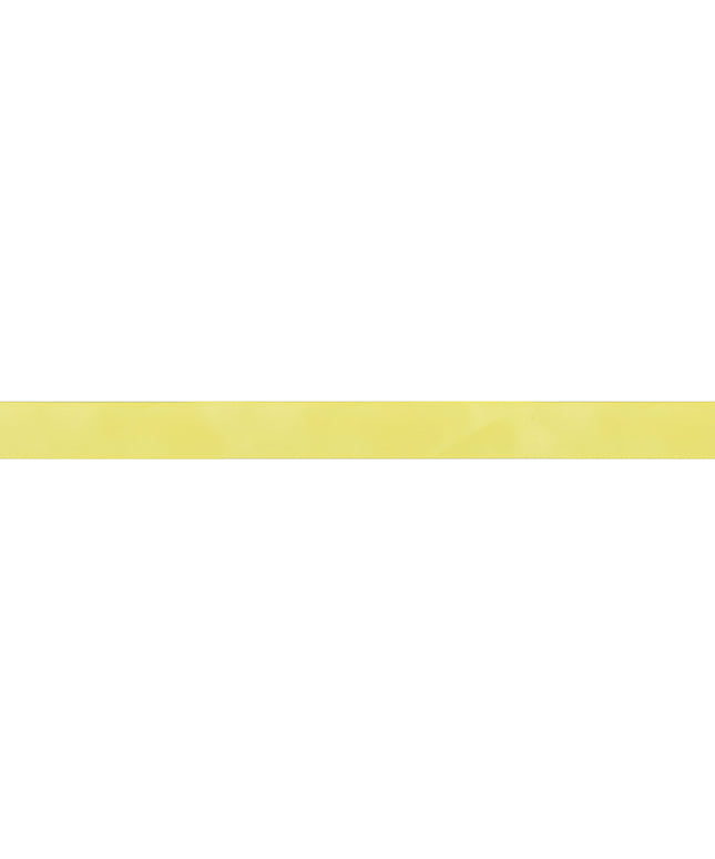 Ribbon: Double-Faced Satin: 20m x 25mm: Lemon