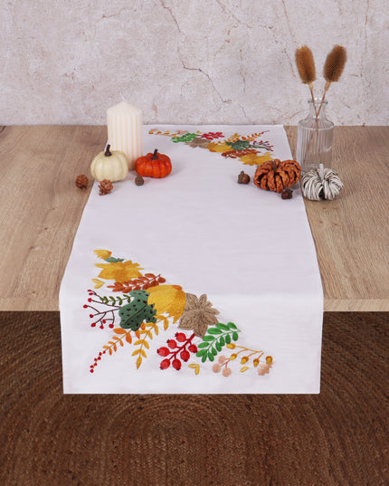 Embroidery Kit: Table Runner: Autumnal Harvest