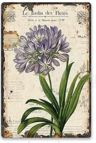 Vintage Floral Wall Art – Antique Botanical Illustration