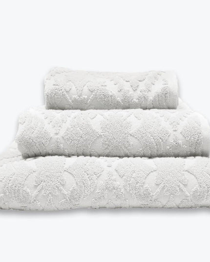 Country House Jacquard Towels Bath WHITE