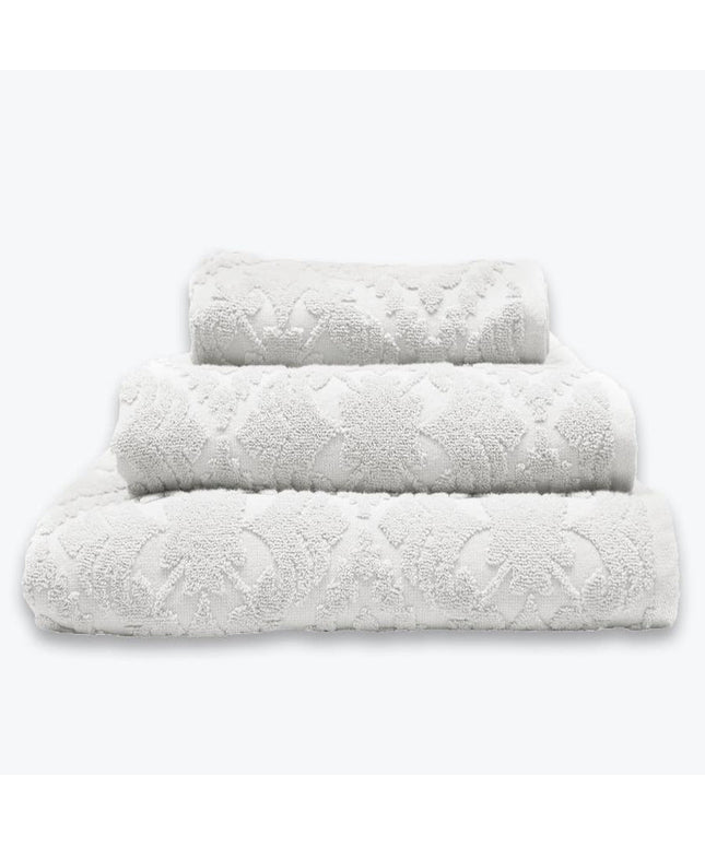 Country House Jacquard Towels Bath Sheet WHITE