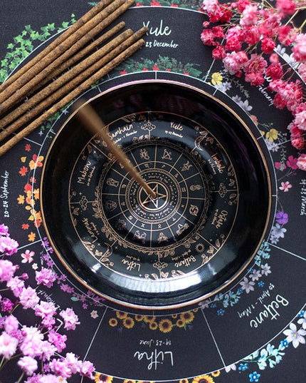 Wheel of the Year Incense Holder