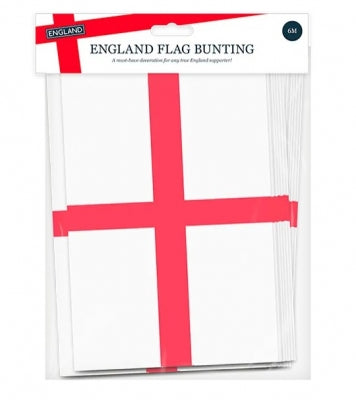 England Flag Bunting 6m