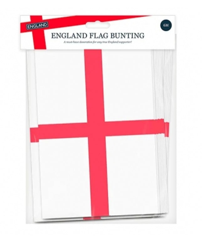 England Flag Bunting 6m