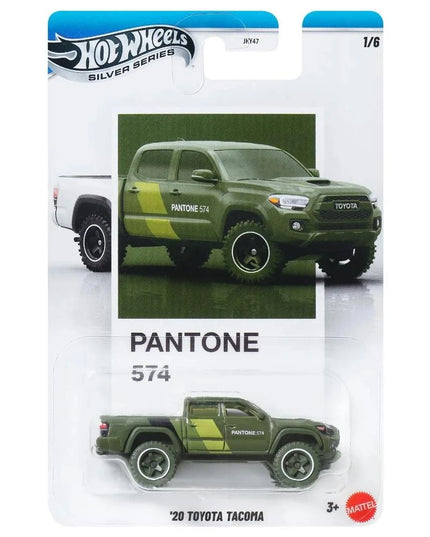 Hot Wheels Silver Series Pantone 574 '20 Toyota Tacoma 1/6 Die-Cast Car