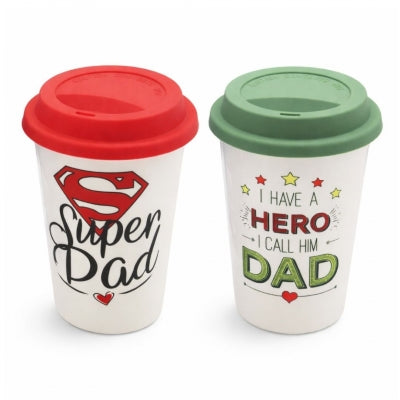 Dad Ceramic Travel Mug In A Box ( Assorted Designs )