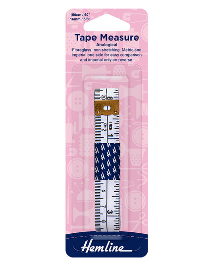 Tape Measure: Analogical Metric and Imperial: 150cm