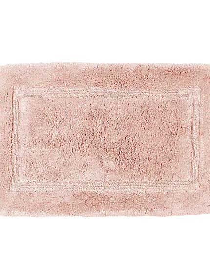 Bamboo Cotton Non-Slip Bath Mat - Rose Pink