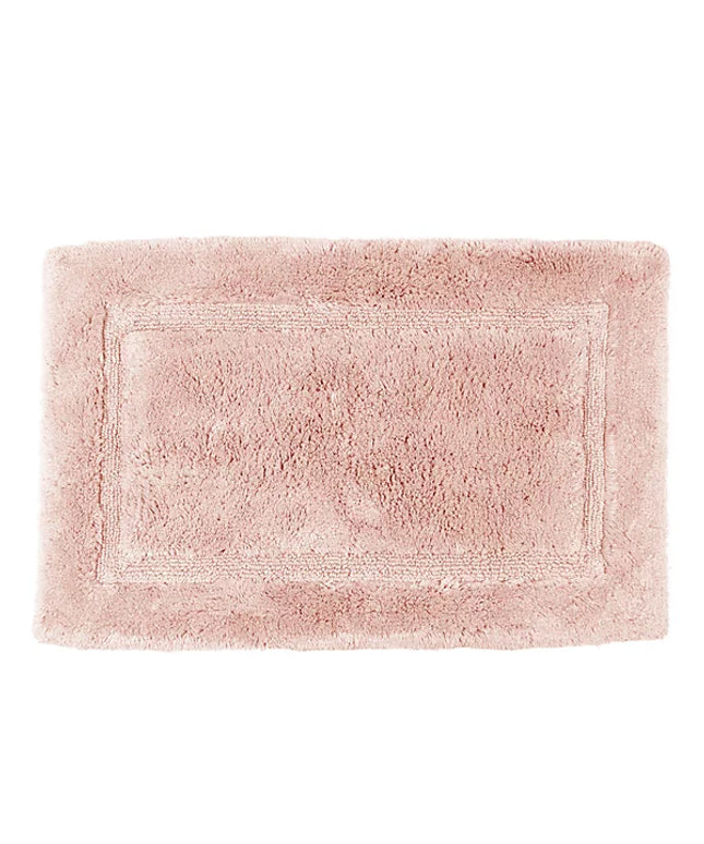 Bamboo Cotton Non-Slip Bath Mat - Rose Pink