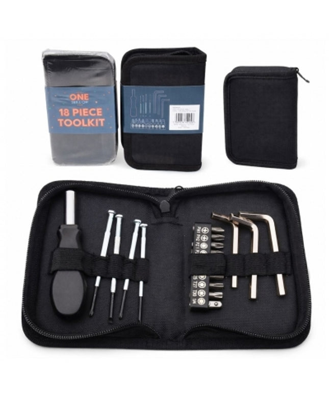 One In A Billion 18 Piece Multi Functional Tool Kit In Case