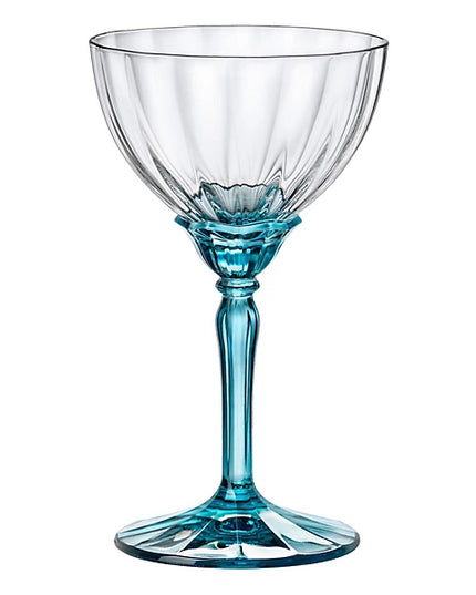 Bormioli Rocco Florian Champagne Cocktail Saucers - 240ml - Blue