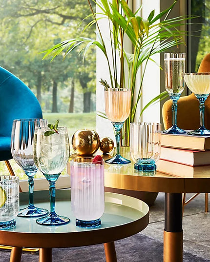 Bormioli Rocco Florian Champagne Cocktail Saucers - 240ml - Blue