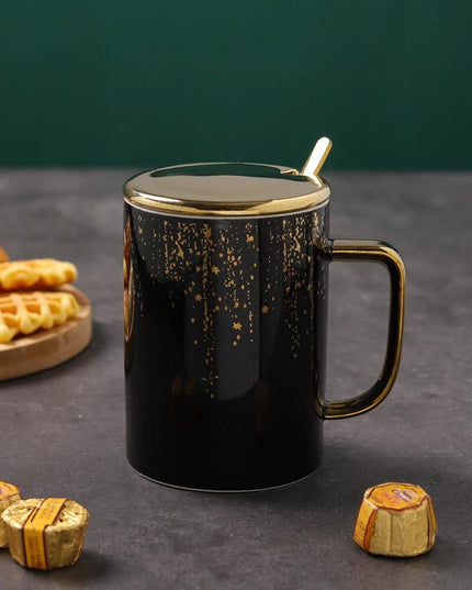 Luxury Mug with Lid & Spoon
