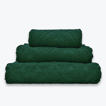 Country House Jacquard Hand Towel - Dark Green