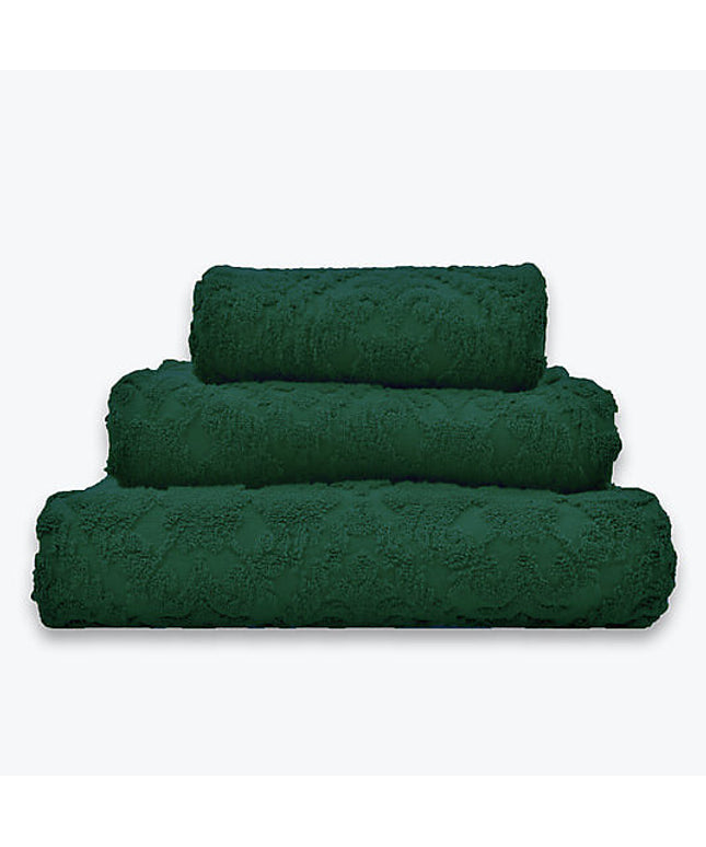 Country House Jacquard Hand Towel - Dark Green