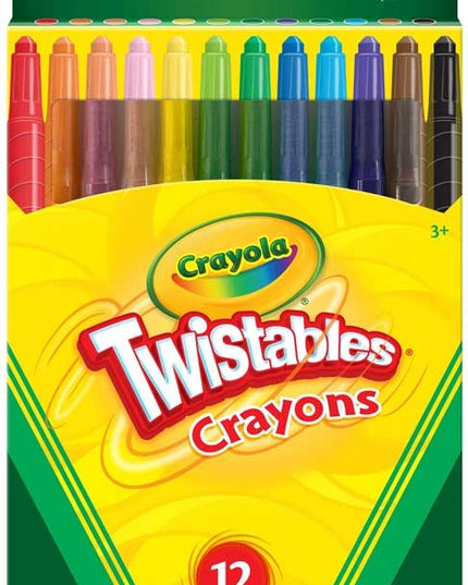 CRAYOLA 12 TWISTABLES CRAYONS