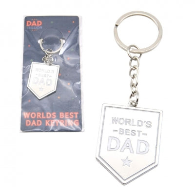 Dad In A Billion Worlds Best Dad Keyring