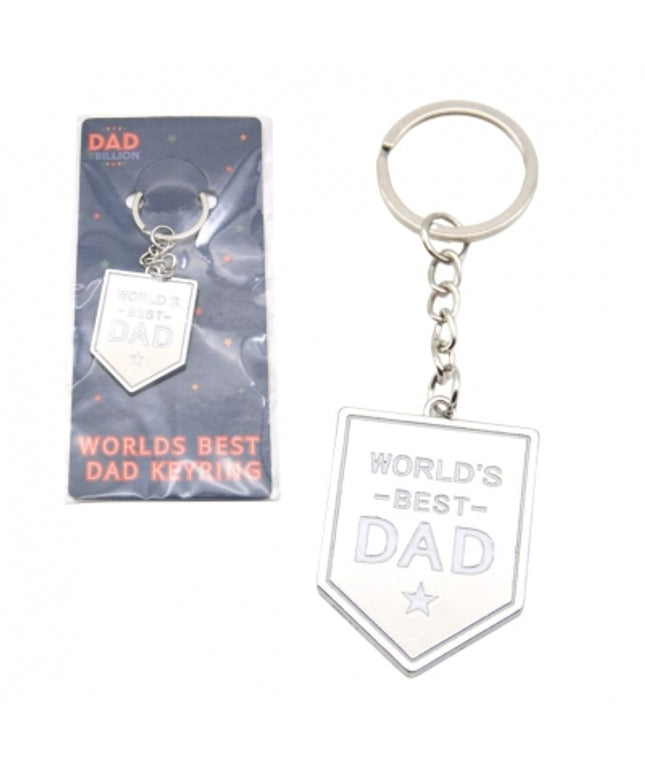 Dad In A Billion Worlds Best Dad Keyring