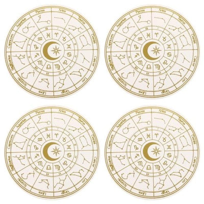 Astrology Wheel Coaster Set
