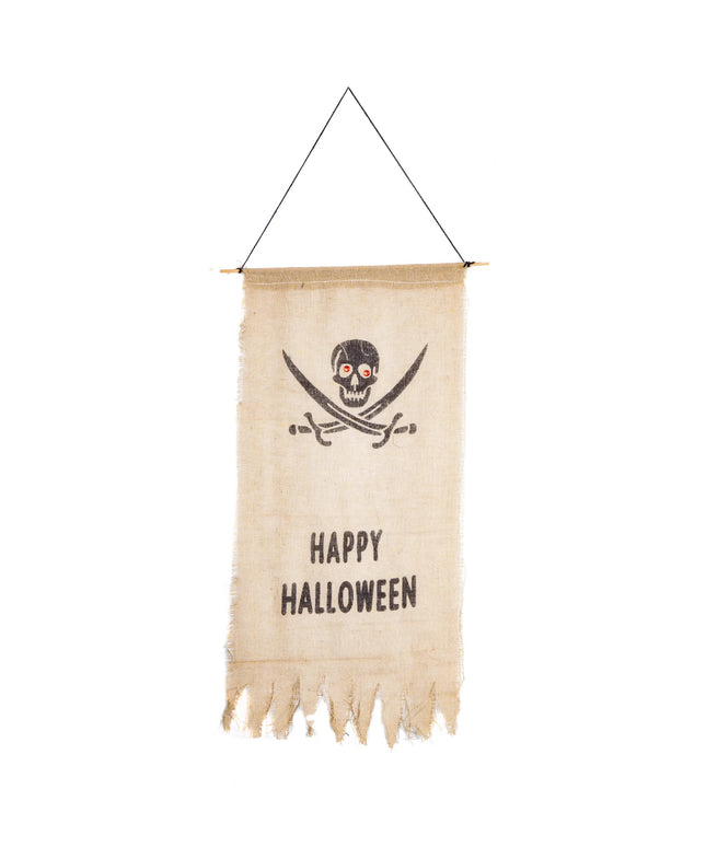 Happy Halloween' Pirate Banner 75cm