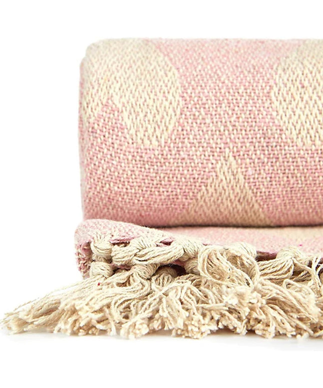 Emma Barclay Heart Throw Over Blanket