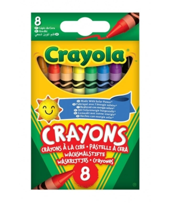 Crayola Assorted Crayons 8 Pack