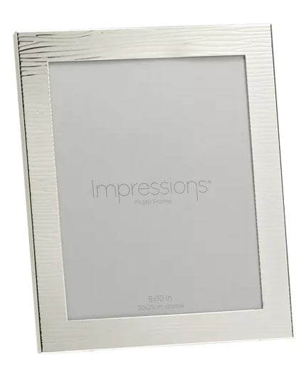 Impressions Ripple Texture Silverplated Frame 8" x 10"