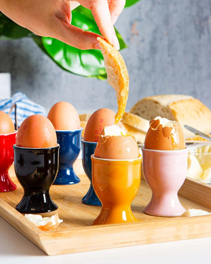 Coloured Stoneware Egg Cups