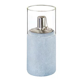 Grey Round Oil burner (H)235mm